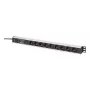 DIGITUS PDU - Aluminium Rackmountable frequency filter 2m 16A 3600W 230VAC 50/60Hz 7x safety 2x outlet