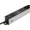 DIGITUS PDU - Aluminium Rackmountable frequency filter 2m 16A 3600W 230VAC 50/60Hz 7x safety 2x outlet
