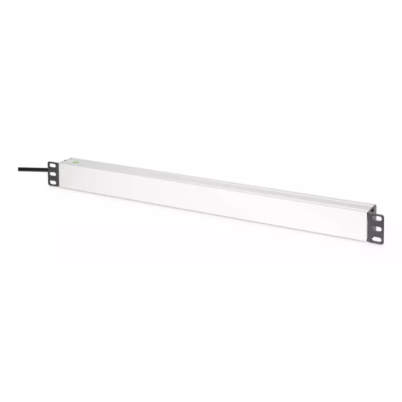 DIGITUS PDU - Aluminium Rackmountable frequency filter 2m 16A 3600W 230VAC 50/60Hz 7x safety 2x outlet