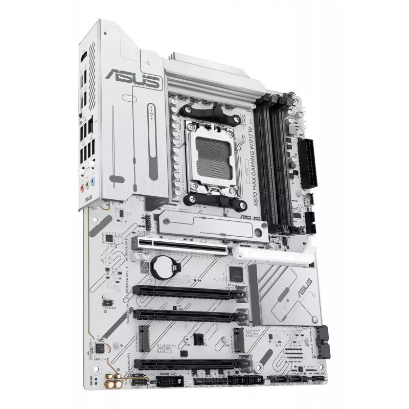 Motherboard ASUS X870 MAX GAMING WIFI7 W ATX — AMD X870, Socket AM5, DDR5, 4 DIMM, Wi‑Fi 7, 2.5Gb LAN