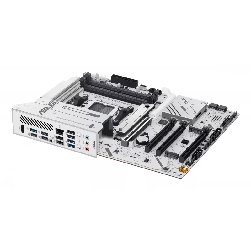 Motherboard ASUS X870 MAX GAMING WIFI7 W ATX — AMD X870, Socket AM5, DDR5, 4 DIMM, Wi‑Fi 7, 2.5Gb LAN