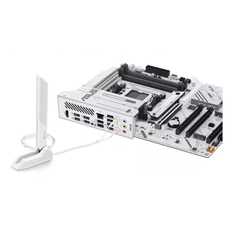 Motherboard ASUS X870 MAX GAMING WIFI7 W ATX — AMD X870, Socket AM5, DDR5, 4 DIMM, Wi‑Fi 7, 2.5Gb LAN