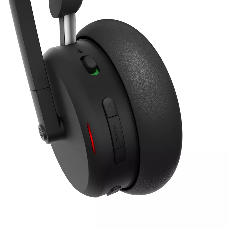 Lenovo 6550 Headset Wireless Head-band Office/Call center USB Type-C Bluetooth Black