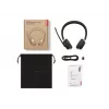 Lenovo 6550 Headset Wireless Head-band Office/Call center USB Type-C Bluetooth Black