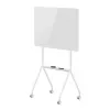 Whiteboard ergo office ER-306 — dry-erase single-sided horizontal board, 1190×790 mm, freestanding steel with castor wheels, magnetic