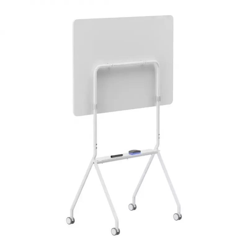 Whiteboard ergo office ER-306 — dry-erase single-sided horizontal board, 1190×790 mm, freestanding steel with castor wheels, magnetic
