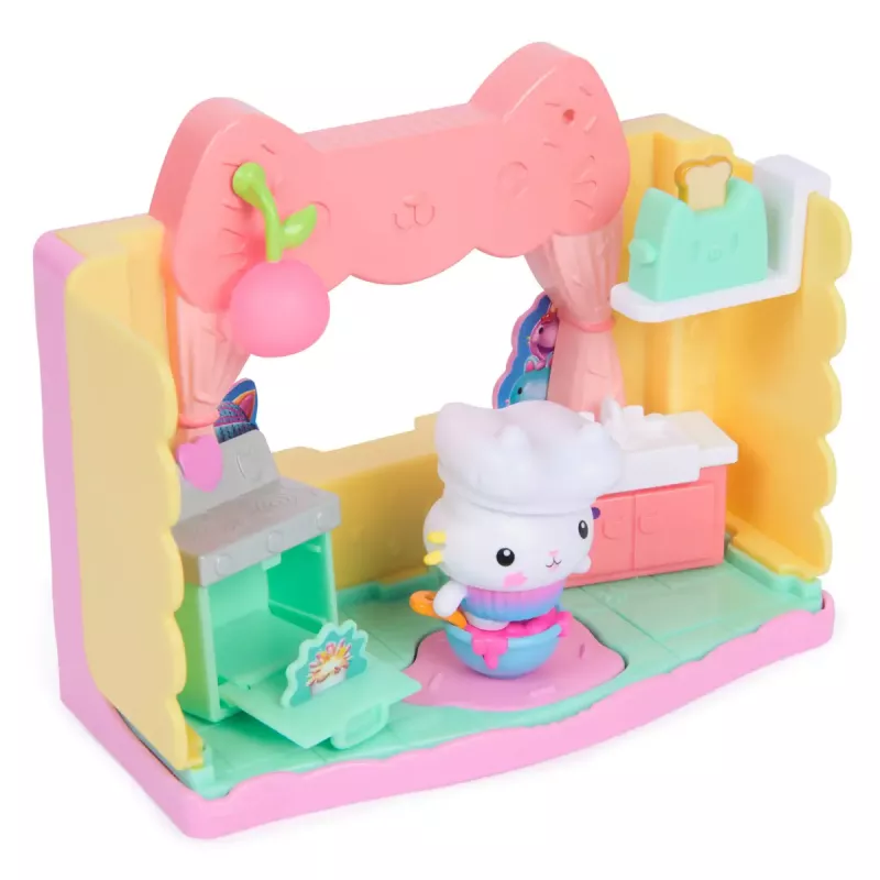 Action Figure Gabby's Dollhouse Cakey's Sprinkle Cake-tastic Kitchen Multicolour