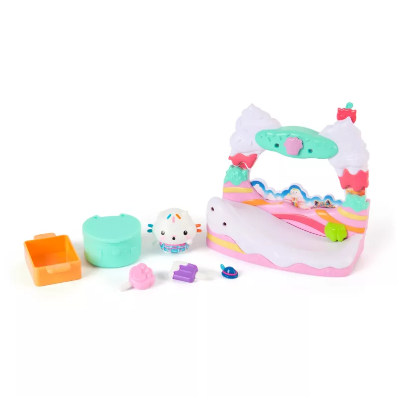 Action Figure Gabby's Dollhouse Cakey Cat's Sweet Treat Balcony Multicolour