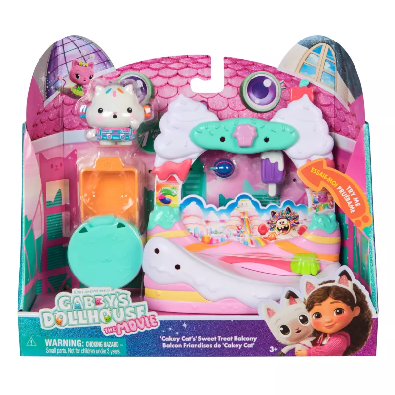 Action Figure Gabby's Dollhouse Cakey Cat's Sweet Treat Balcony Multicolour