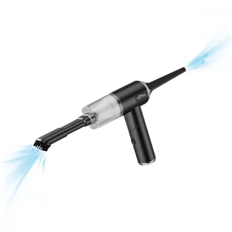 Mini blower MEDIA-TECH MT6538 2 IN 1 Jet Air Duster — cordless handheld cleaner, 2000 mAh, 65 W, 2500 l/min, 7000 Pa