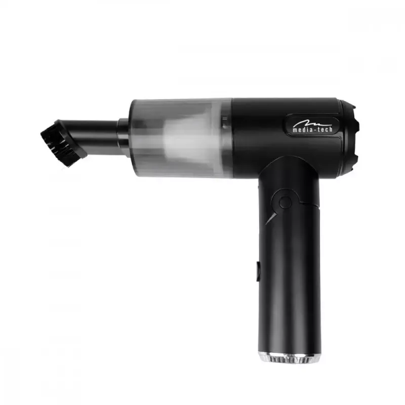 Mini blower MEDIA-TECH MT6538 2 IN 1 Jet Air Duster — cordless handheld cleaner, 2000 mAh, 65 W, 2500 l/min, 7000 Pa