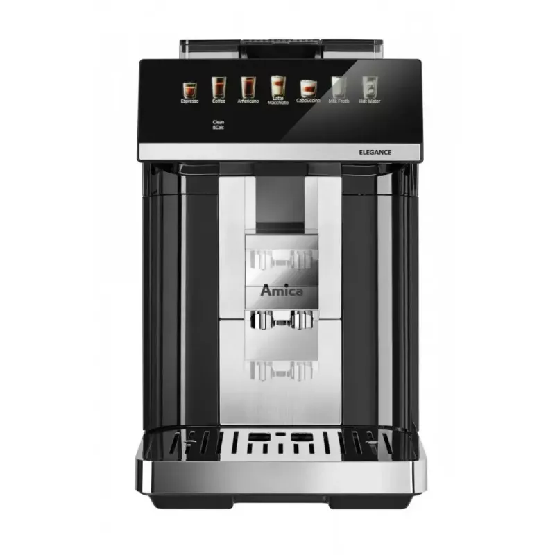 Amica Elegance CM 7011 espresso coffee machine, steel grinder, integrated milk frothing system