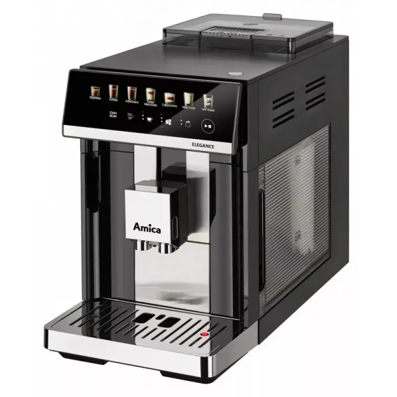 Amica Elegance CM 7011 espresso coffee machine, steel grinder, integrated milk frothing system