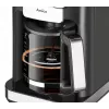 Amica CD2011 drip coffee maker with LED display, 1100 W, 1.8 L, 6 cups, black