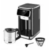 Amica CD2011 drip coffee maker with LED display, 1100 W, 1.8 L, 6 cups, black