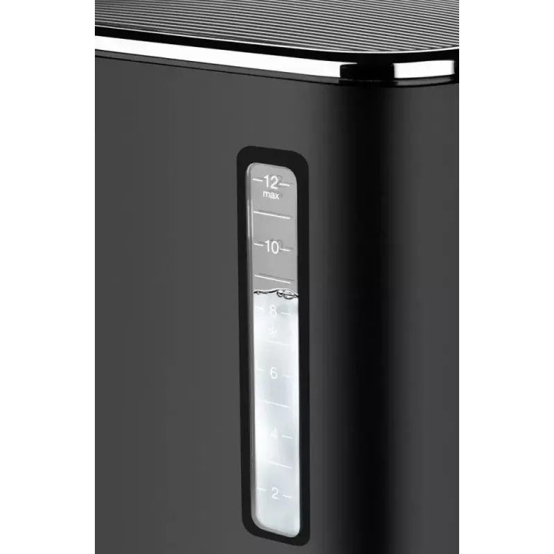 Amica CD2011 drip coffee maker with LED display, 1100 W, 1.8 L, 6 cups, black