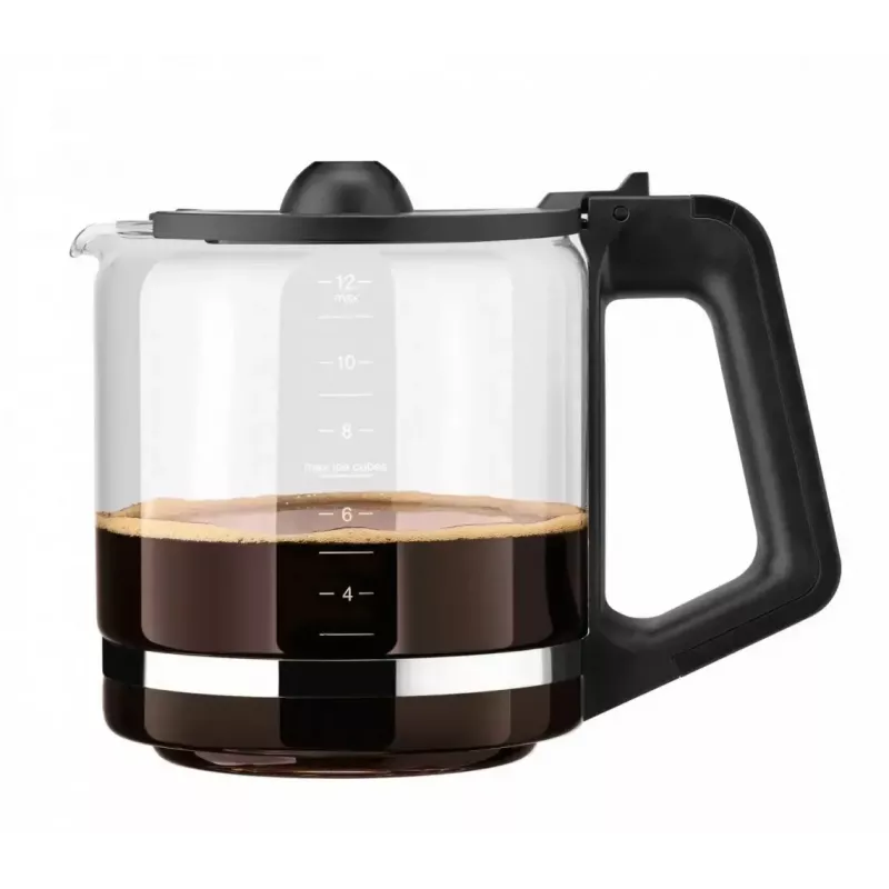 Amica CD2011 drip coffee maker with LED display, 1100 W, 1.8 L, 6 cups, black