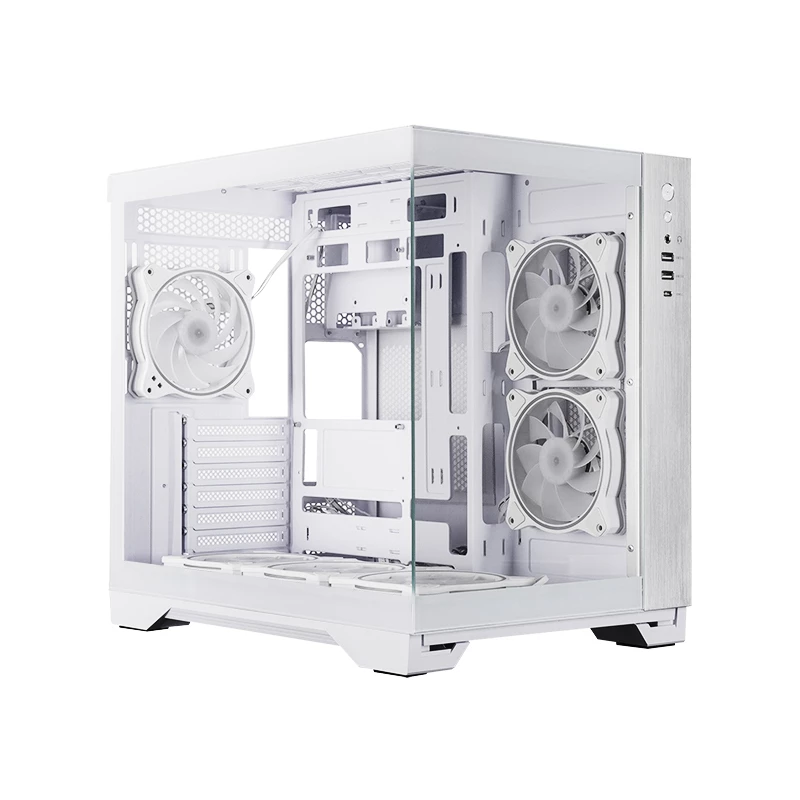Chieftec GM-30W-TG-OP computer case Cube White