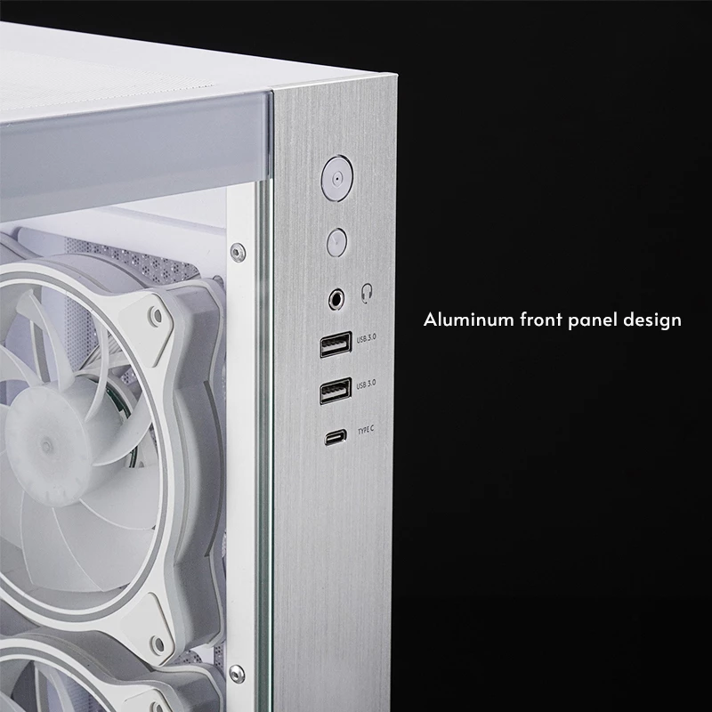 Chieftec GM-30W-TG-OP computer case Cube White