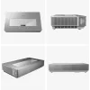 Hisense 120L5ND projection TV Ultra short throw projector 2700 ANSI lumens DLP UHD 4K (3840x2160) Black, Silver 3D