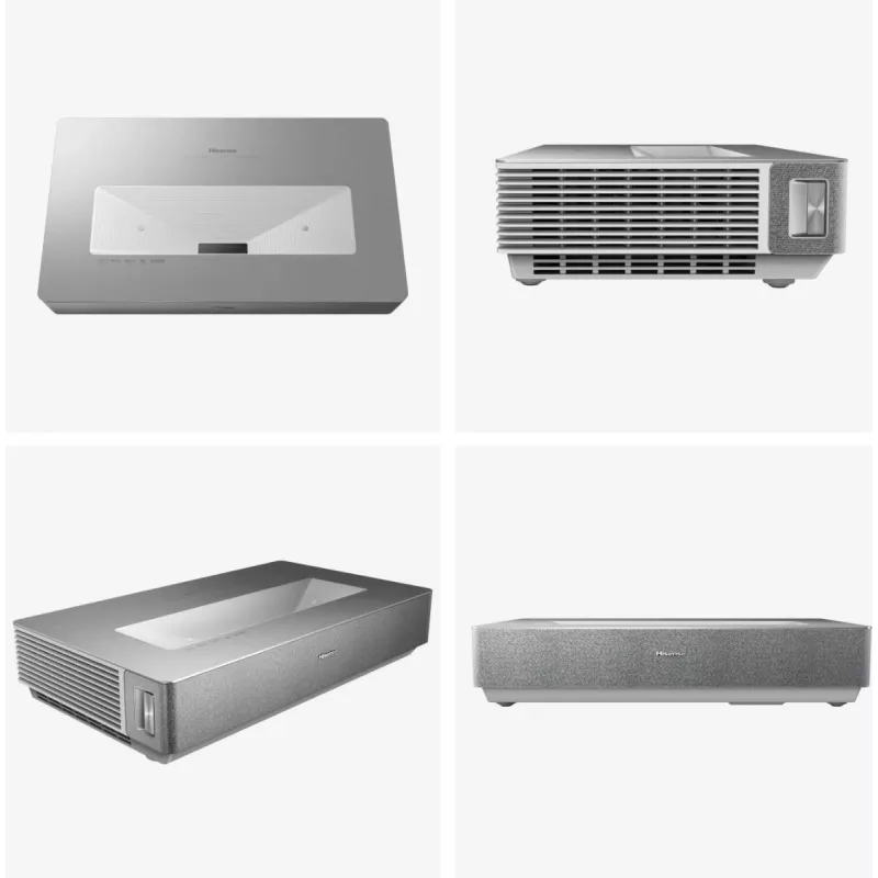Hisense 120L5ND projection TV Ultra short throw projector 2700 ANSI lumens DLP UHD 4K (3840x2160) Black, Silver 3D