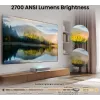 Hisense 120L5ND projection TV Ultra short throw projector 2700 ANSI lumens DLP UHD 4K (3840x2160) Black, Silver 3D