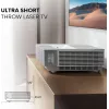 Hisense 120L5ND projection TV Ultra short throw projector 2700 ANSI lumens DLP UHD 4K (3840x2160) Black, Silver 3D