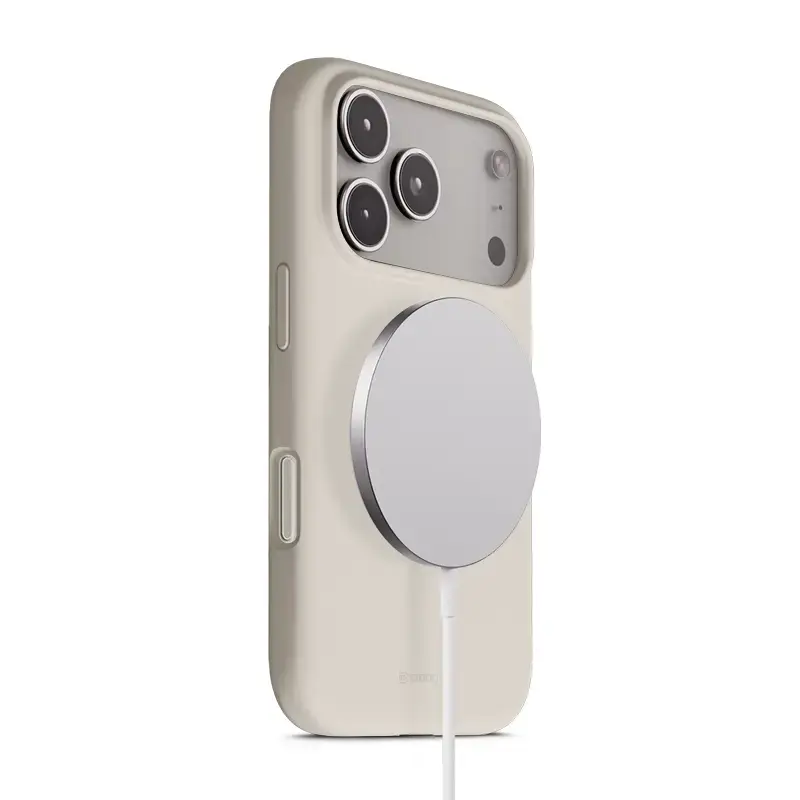 Crong Color Cover Magnetic Case with MagSafe for iPhone 17 Pro Stone