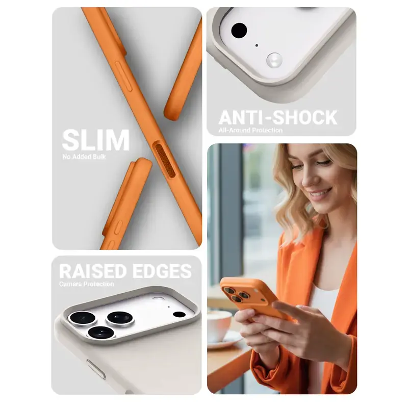 Crong Color Cover Magnetic Case with MagSafe for iPhone 17 Pro Black