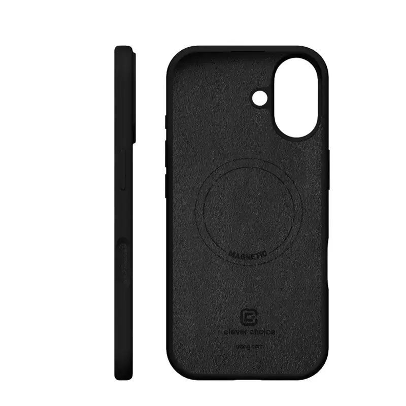 Crong Color Cover Magnetic Case with MagSafe for iPhone 17 Black