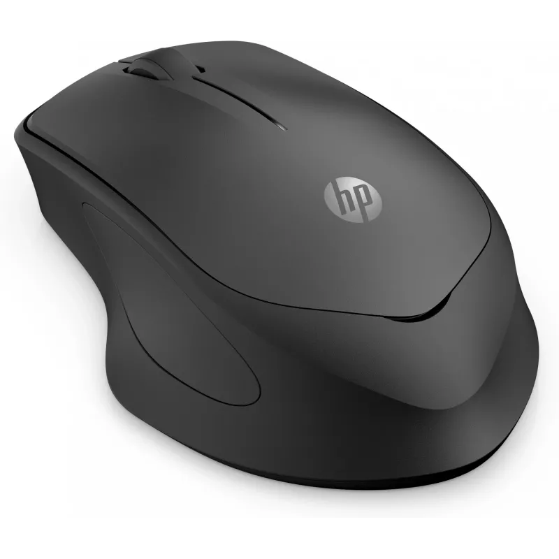 HP 280 Silent Wireless Mouse, Right-hand, Optical, RF Wireless, Black