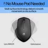 HP 280 Silent Wireless Mouse, Right-hand, Optical, RF Wireless, Black