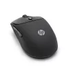 HP 400 Quiet Black Wireless Mouse, Ambidextrous, RF Wireless + Bluetooth, 6000 DPI, Black