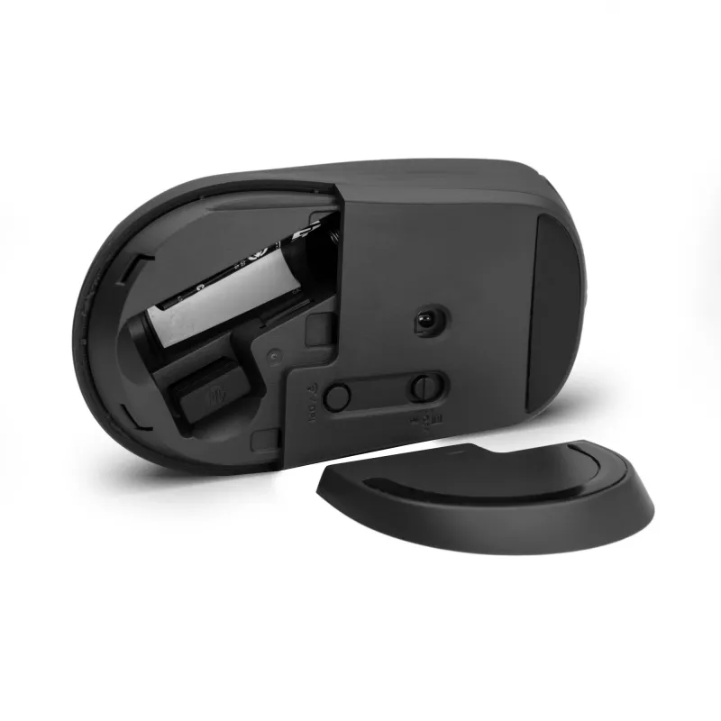 HP 400 Quiet Black Wireless Mouse, Ambidextrous, RF Wireless + Bluetooth, 6000 DPI, Black