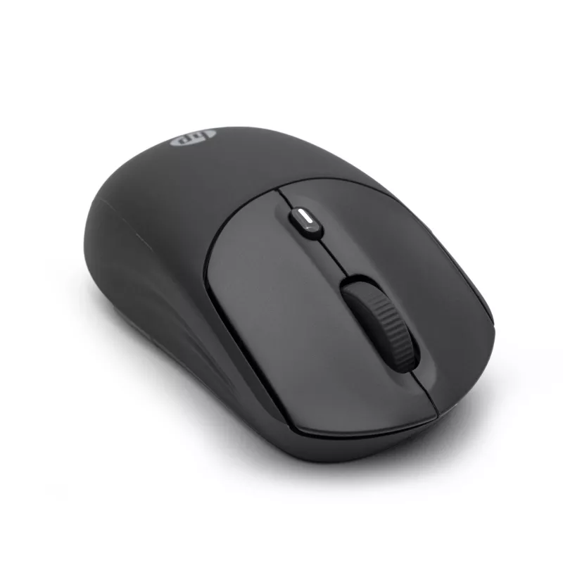 HP 400 Quiet Black Wireless Mouse, Ambidextrous, RF Wireless + Bluetooth, 6000 DPI, Black
