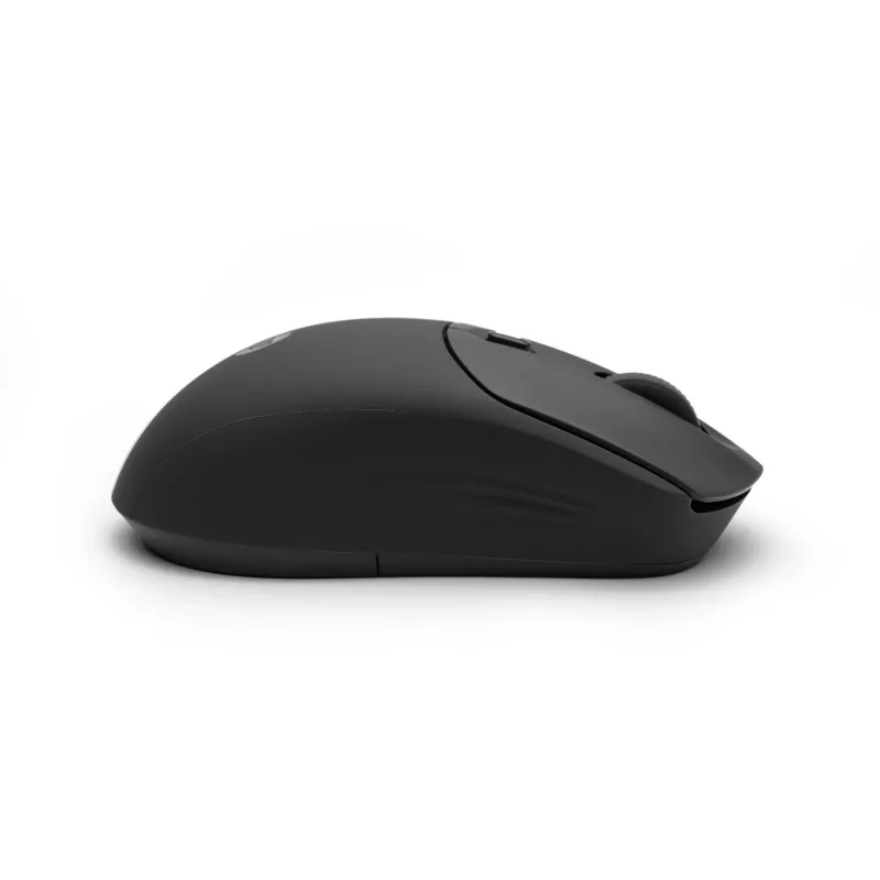 HP 400 Quiet Black Wireless Mouse, Ambidextrous, RF Wireless + Bluetooth, 6000 DPI, Black