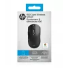 HP 400 Quiet Black Wireless Mouse, Ambidextrous, RF Wireless + Bluetooth, 6000 DPI, Black