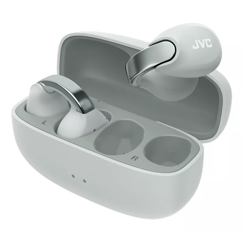 JVC HA-NP1T Headset True Wireless Stereo (TWS) Ear-clip-on Calls/Music USB Type-C Bluetooth Grey, Silver