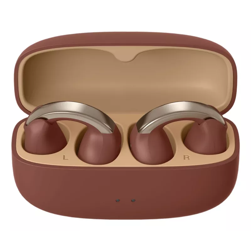 JVC HA-NP1T Headset True Wireless Stereo (TWS) Ear-clip-on Calls/Music USB Type-C Bluetooth Brown, Silver