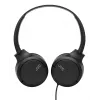 Headset JVC HA-S33UC binaural wired head-band, 2 drivers 29.7 mm, 20–20000 Hz, 1.2 m cable, inline mic, black