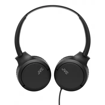 Headset JVC HA-S33UC binaural wired head-band, 2 drivers 29.7 mm, 20–20000 Hz, 1.2 m cable, inline mic, black