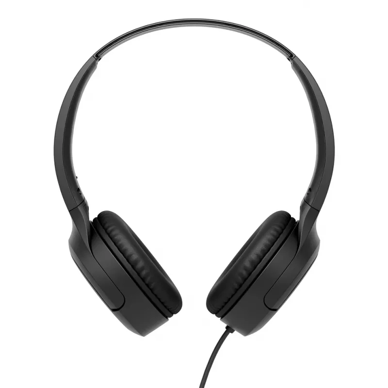 Headset JVC HA-S33UC binaural wired head-band, 2 drivers 29.7 mm, 20–20000 Hz, 1.2 m cable, inline mic, black