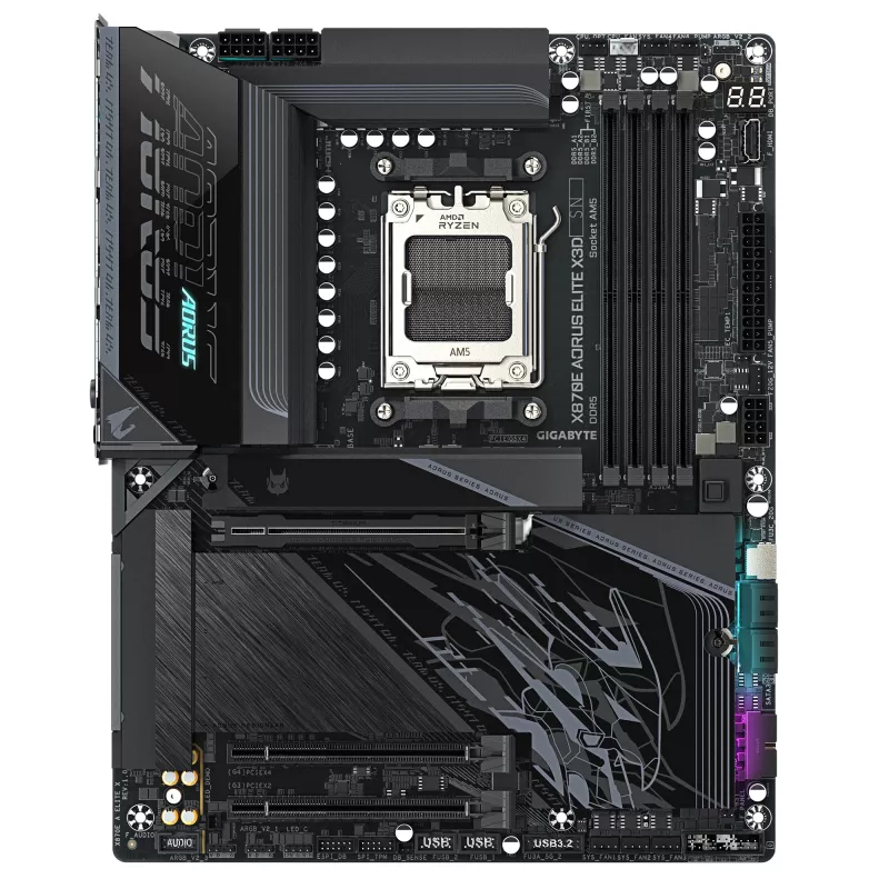 Motherboard GIGABYTE X870E AORUS ELITE X3D, AMD AM5, ATX