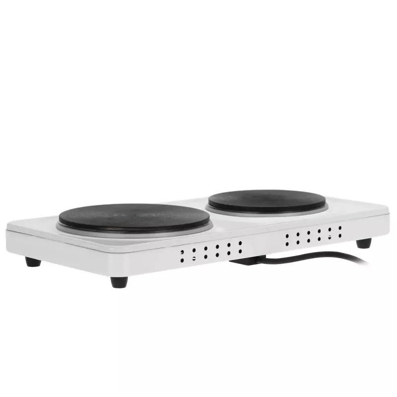 Electric hot plate Adler AD 6520, 2 burners/cooking zones, white