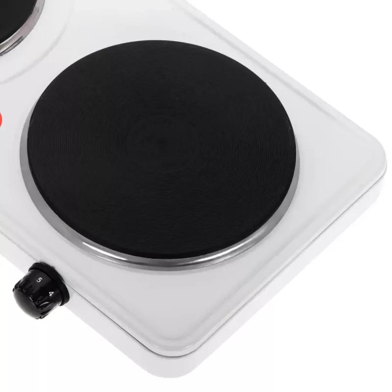 Electric hot plate Adler AD 6520, 2 burners/cooking zones, white