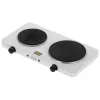 Electric hot plate Adler AD 6520, 2 burners/cooking zones, white
