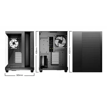 PC Case be quiet! Light Base 500 LX Black Midi Tower ATX 3x 120mm Fans