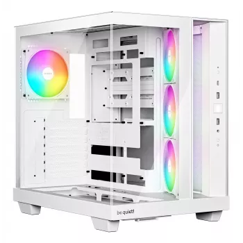 PC case be quiet Light Base 500 LX White Midi Tower ATX/PS2 PSU support 3x120 mm front 1x120 mm rear supports 2.5/3.5 inch drives 305×436×432 mm