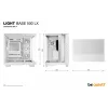 PC case be quiet Light Base 500 LX White Midi Tower ATX/PS2 PSU support 3x120 mm front 1x120 mm rear supports 2.5/3.5 inch drives 305×436×432 mm
