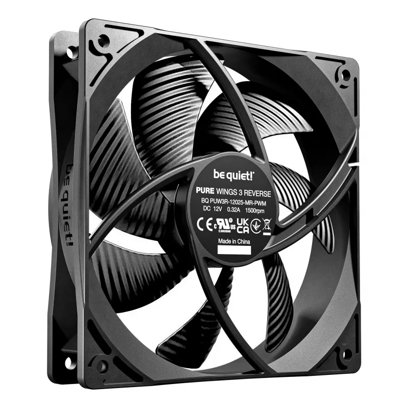 be quiet Pure Wings 3 120mm | PWM Reverse Triple-Pack Computer case Fan 12 cm Black 3 pc(s)
